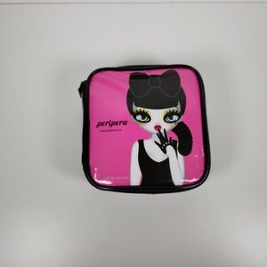 Peripera Makeup Case w/ Mari Kim Graphic Art, Korean "Big Eyedoll"